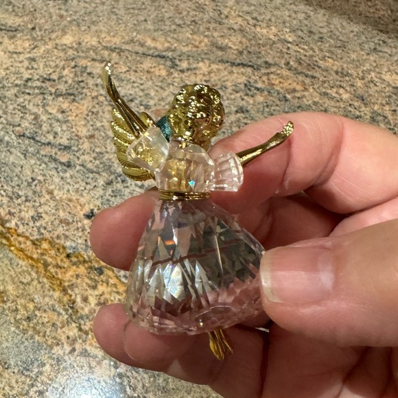 Retired 1996 Swarovski Angel Ornament w Original Box - Picture 4 of 7